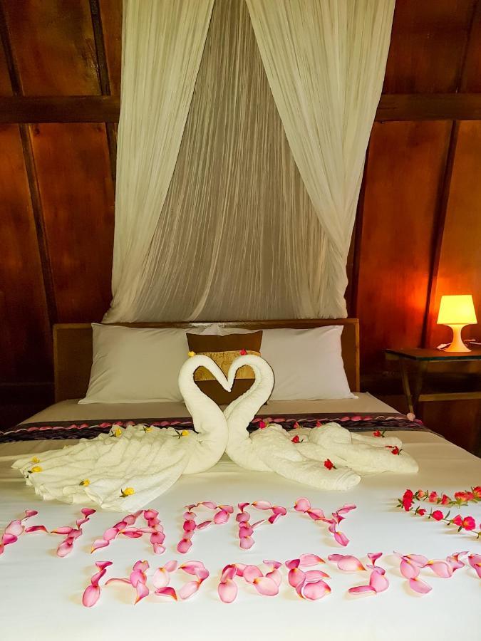Leaf Coco Bungalow Gili Air Extérieur photo