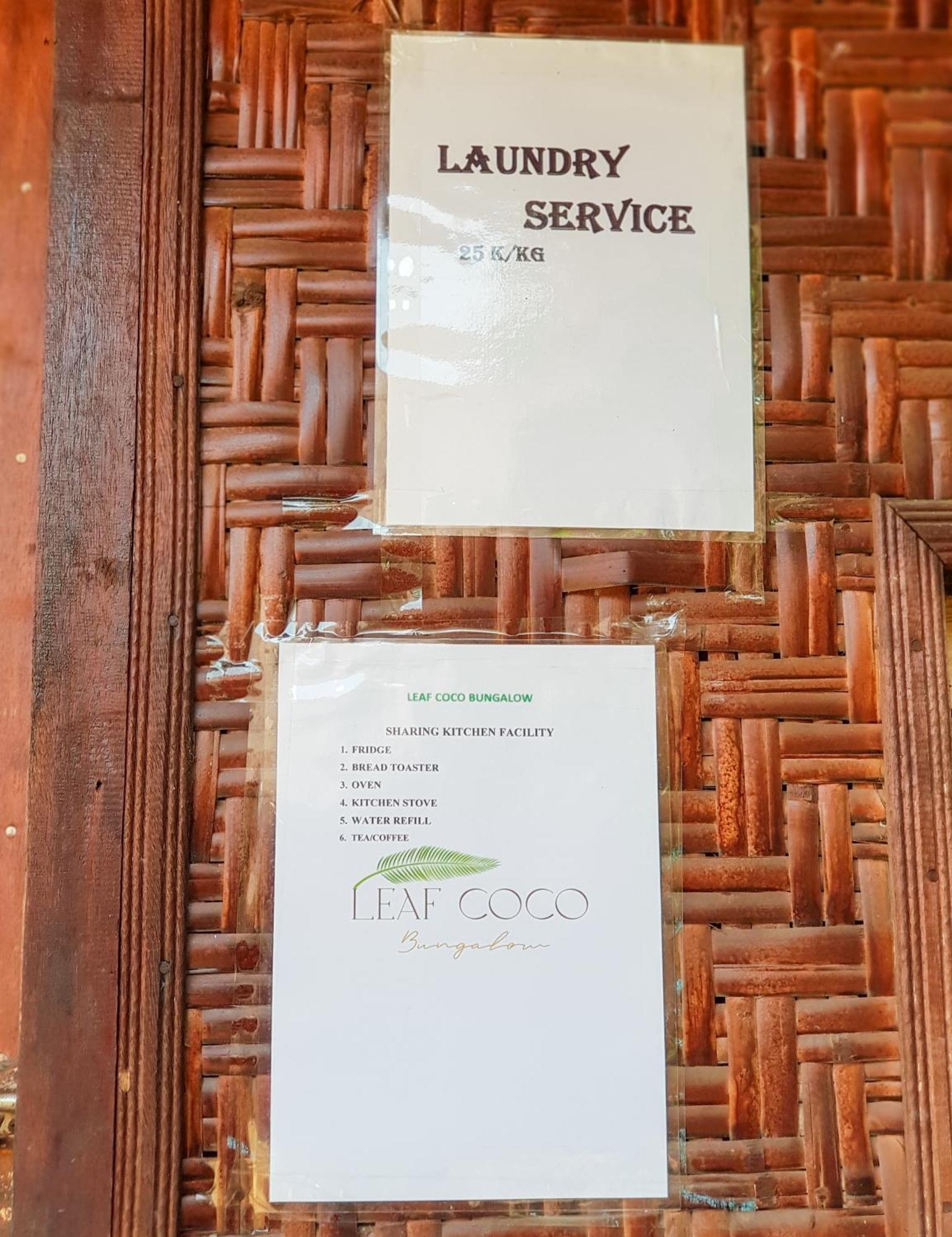 Leaf Coco Bungalow Gili Air Extérieur photo