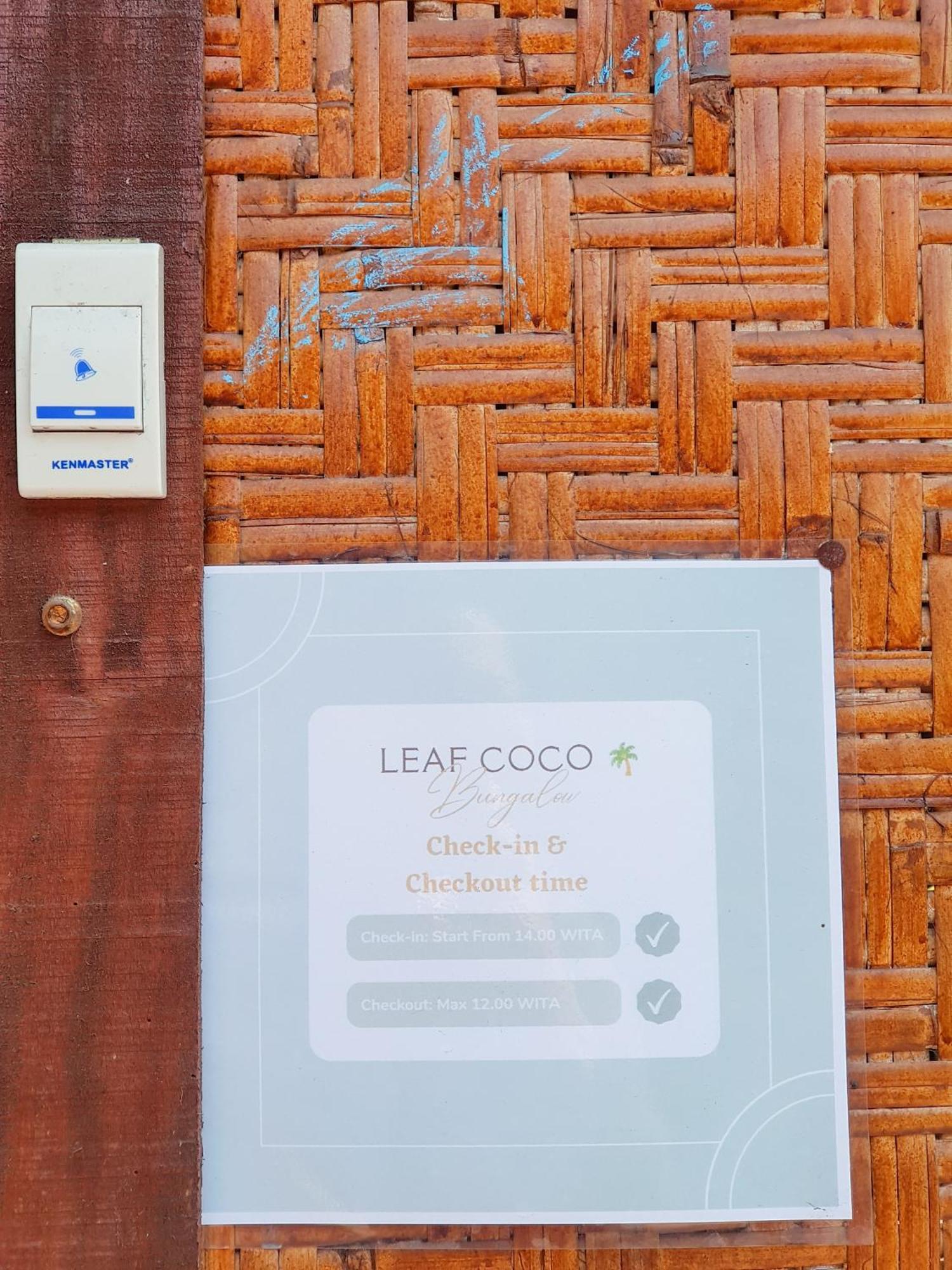 Leaf Coco Bungalow Gili Air Extérieur photo